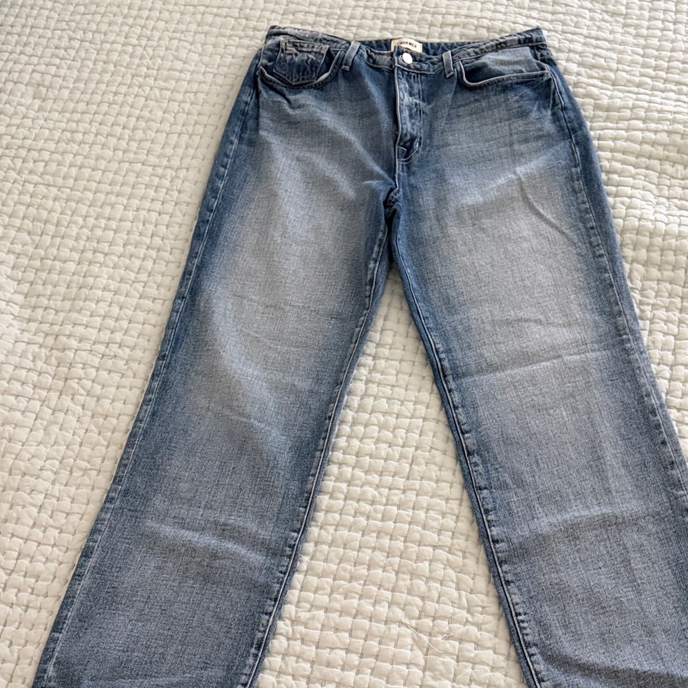 L'AGENCE Women Jeans Straight Leg in Blue